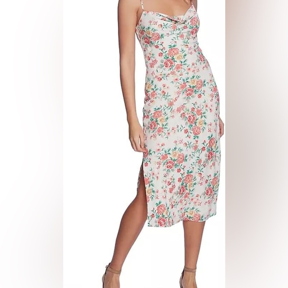 1. State Floral Cowl Maxi Dress